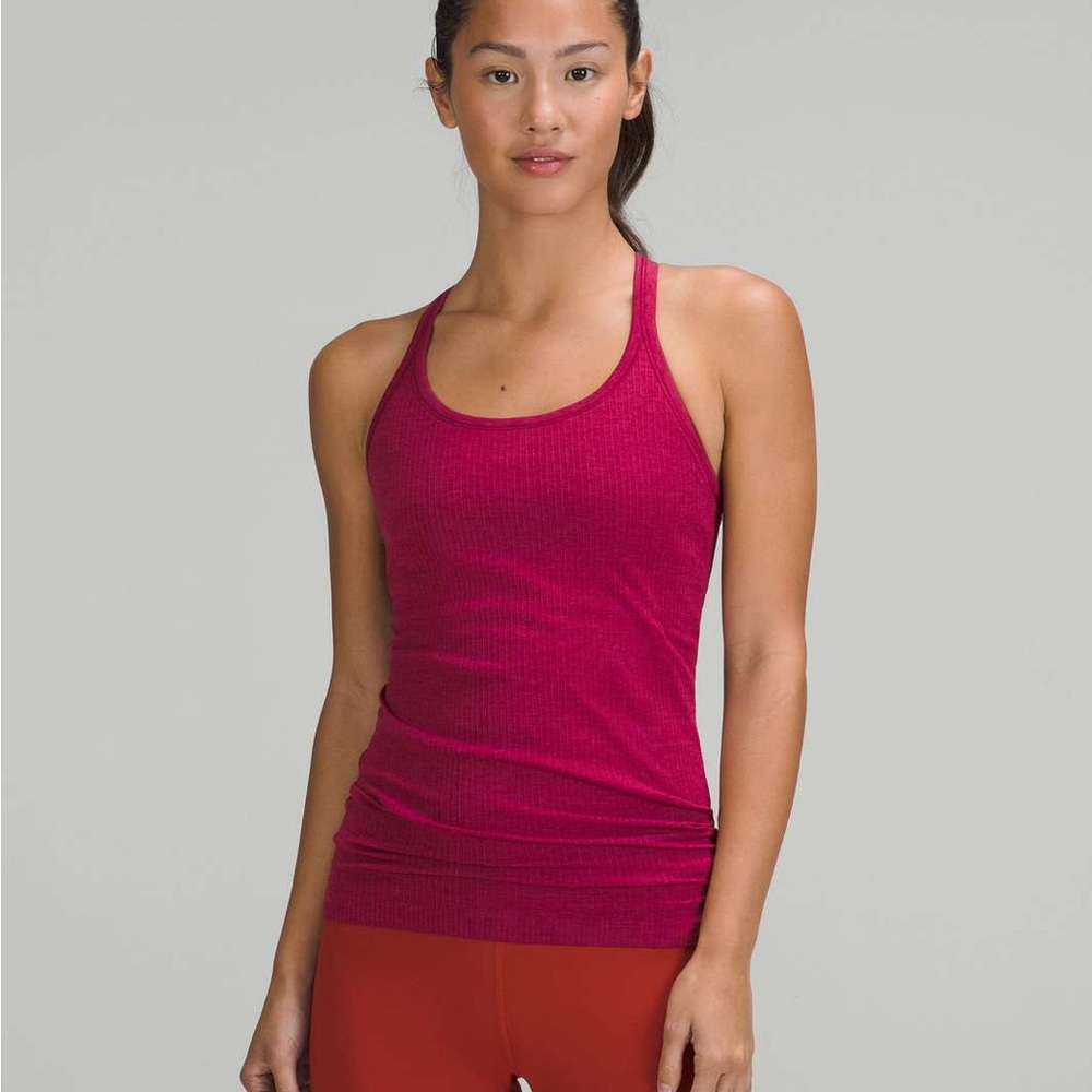 Lululemon Ebb to Street Tank Top
Light Support, B/C Cup in Pomegranate